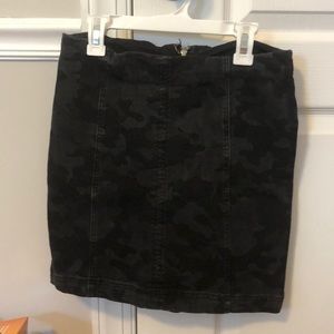 Free people modern femme camo skirt